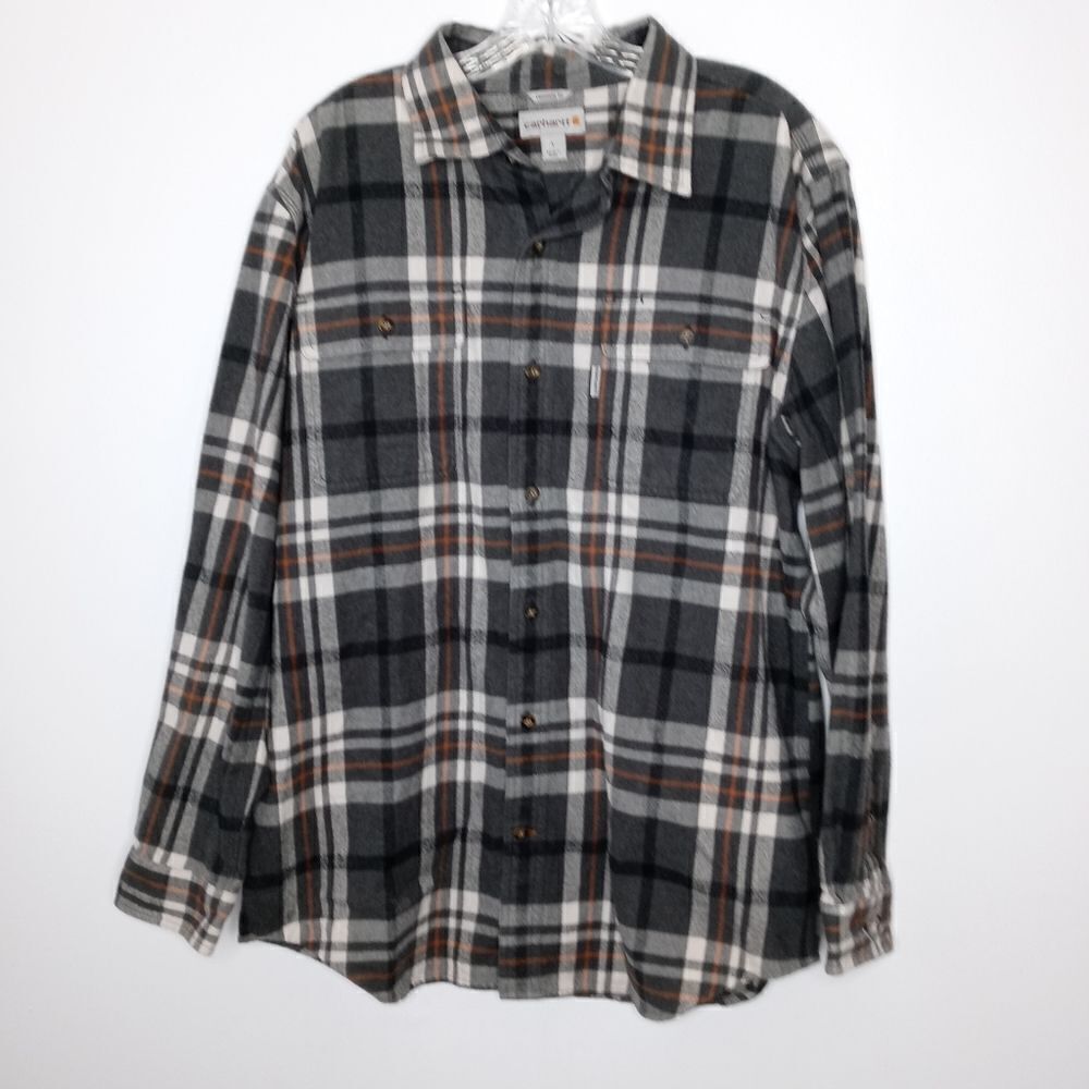 Carhartt flannel button down shirt